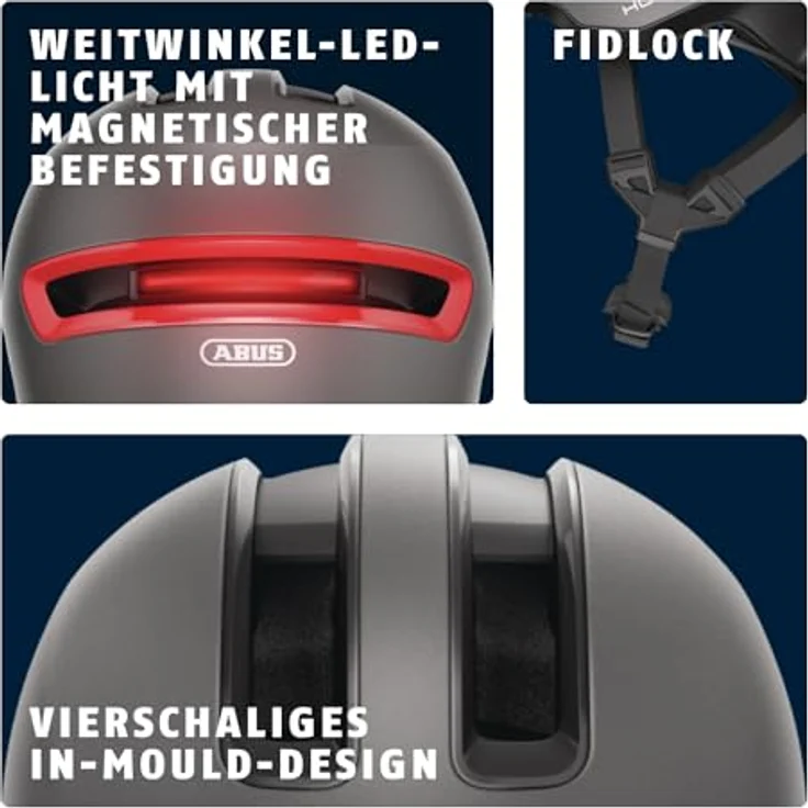 Abus HUD-Y titan matt 57 - 61 cm – Bild 6