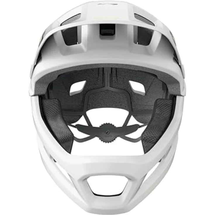 ABUS MTB-Helm YouDrop FF, Fullface-Helm für Kinder und Jugendliche mit abnehmbarem Kinnschutz, Weiß, Größe S – Bild 2