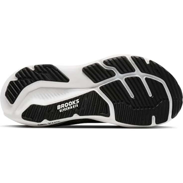 Brooks Glycerin GTS 23, Laufschuhe mit strukturierter Unterstützung und atmungsaktivem Obermaterial, Schwarz/Grau/Weiß, Größe 46.5 – Bild 6