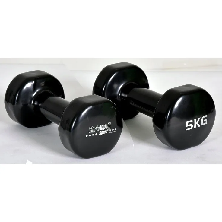 Christopeit Sport® Hantel, Vinylhantel für sanftes Krafttraining, blau