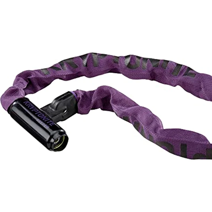 Kryptonite Keeper 785, Integrierter Kettenverschluss mit Zahlenschloss, verstärktem Zylinder, violett, One Size – Bild 2
