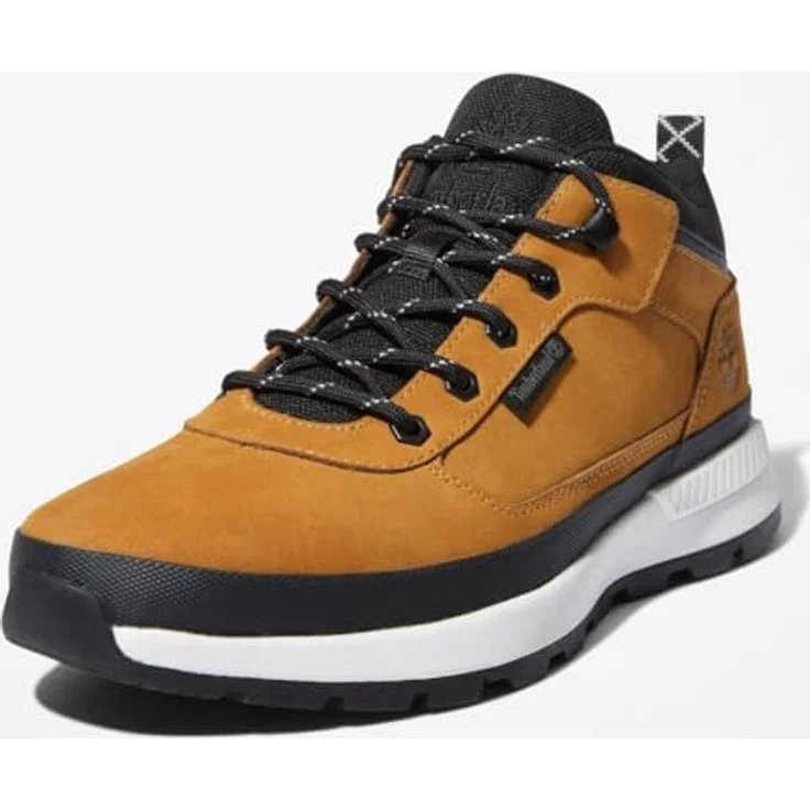 Timberland FIELD TREKKER MID LACE UP SNEAKER, Herren Wanderschuhe mit hohem Schaft und profilierter Gummi-Sohle für sicheren Halt, braun – Bild 8