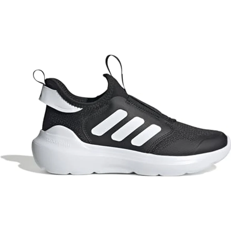 Adidas Tensaur Comfort, Jungen Laufschuhe mit Cloudfoam Zwischensohle, schwarz/weiß, in den Größen 4,5 bis 6,5 UK – Bild 2