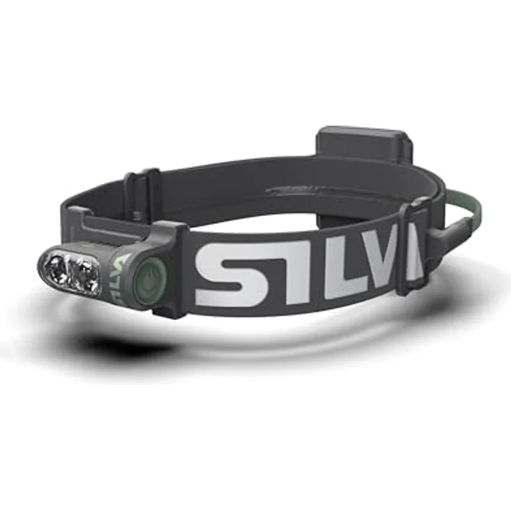 Silva Trail Runner Free 2 Hybrid, Stirnlampe mit 500 Lumen Leistung und integrierten Netzkabel im Stirnband, kabellos