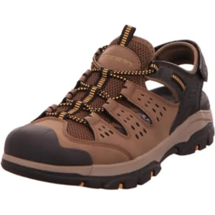 Skechers Tresmen Menard, Herren Sandalen aus Textil, braun, ideal für Wanderungen