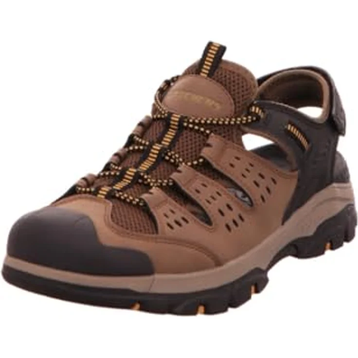 Skechers Tresmen Menard, Herren Sandalen aus Textil, braun, ideal für Wanderungen – Bild 1