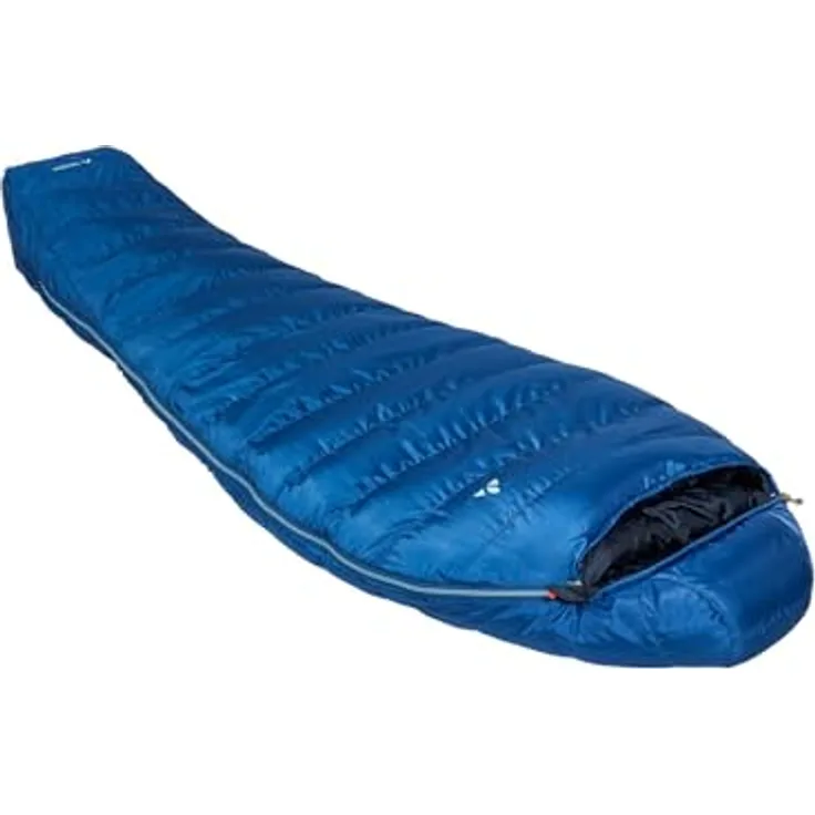 VAUDE Hochgrat 700 DWN, warmer Daunenschlafsack mit 3D-Fußbox und Wärmekragen, klimaneutral, recycelte Materialien