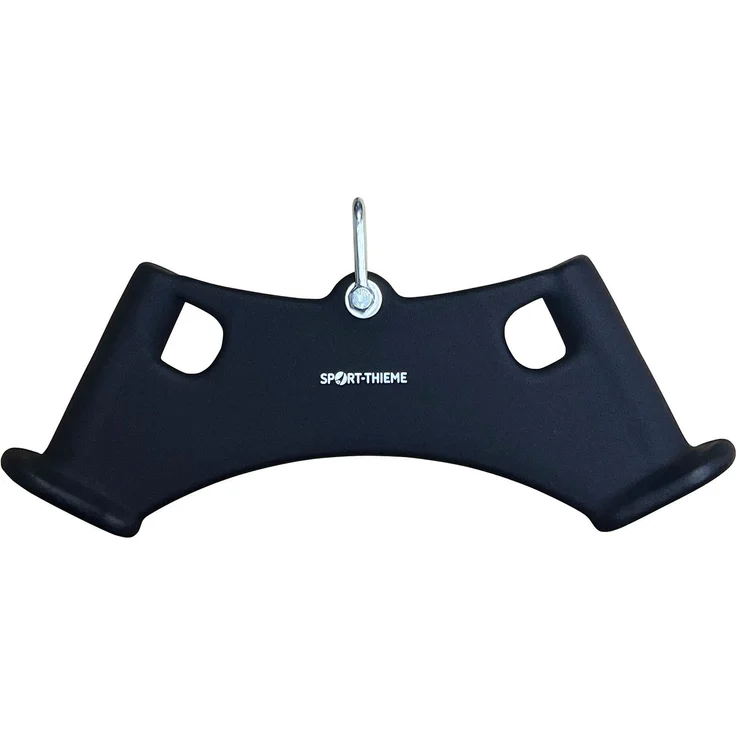 Sport-Thieme Parallel-/Rudergriff Outside, Ergonomischer Oberkörpergriff für Kraftstationen, schwarz