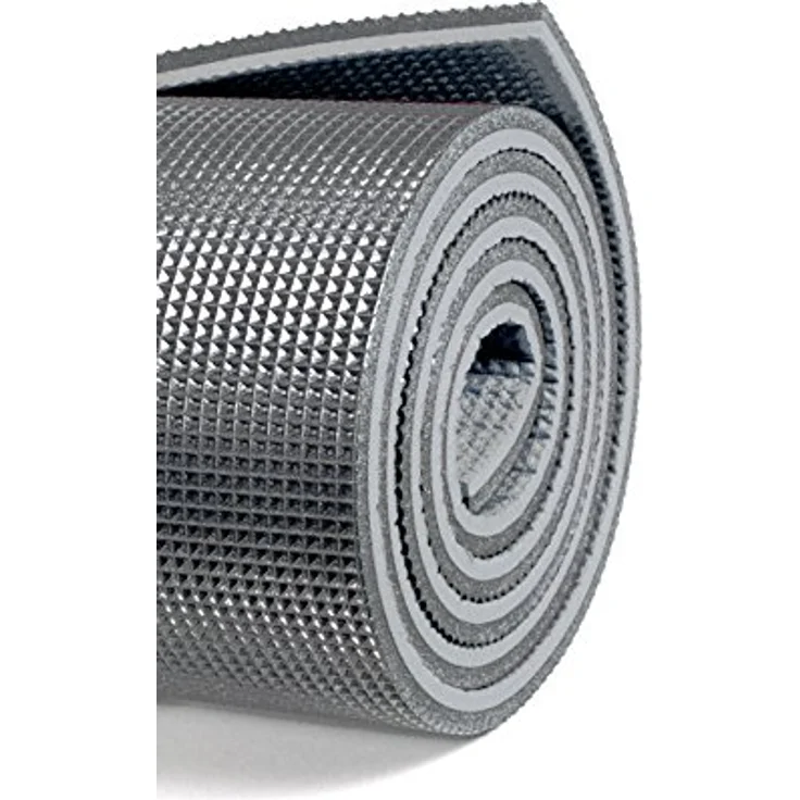 Relags Isomatte 'Everest', grau, Komfortmatte aus PE-Schaumstoff, 200x55x1,2cm, wasserresistent und reißfest – Bild 3