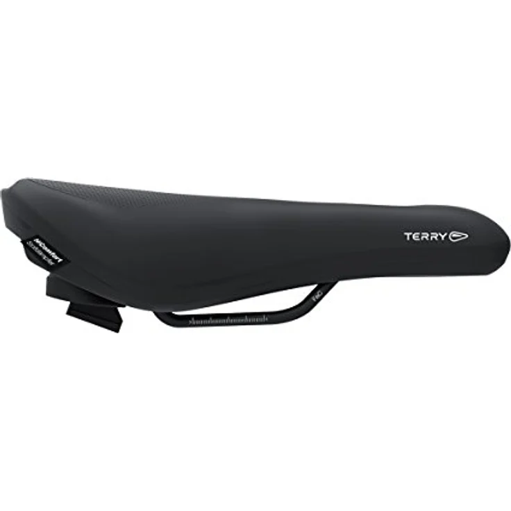 Ergon Fisio Flex Gel Herren Fahrradsattel, Black, ergonomische Polsterung für aufrechte Sitzposition, breite Druckverteilung – Bild 5