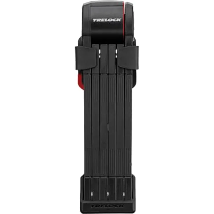 Trelock FS 380 TRIGO, Veloschloss 100 cm, Sicherheitsstufe 9, schwarz, mit IN-X-Schließzylinder und korrosionsfestem, gummiertem Schutz