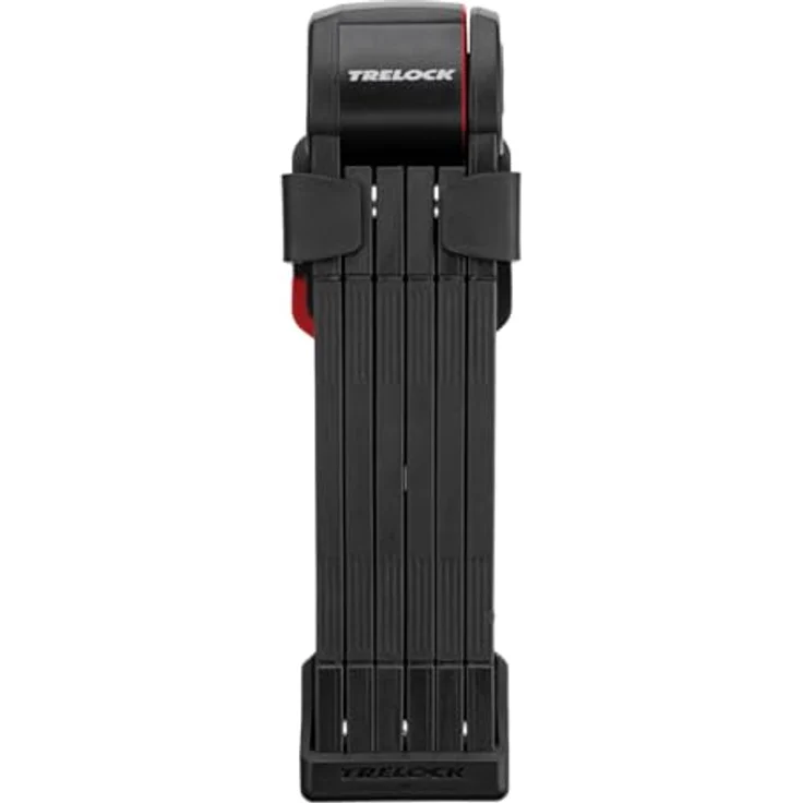 Trelock FS 380 TRIGO, Veloschloss 100 cm, Sicherheitsstufe 9, schwarz, mit IN-X-Schließzylinder und korrosionsfestem, gummiertem Schutz – Bild 1