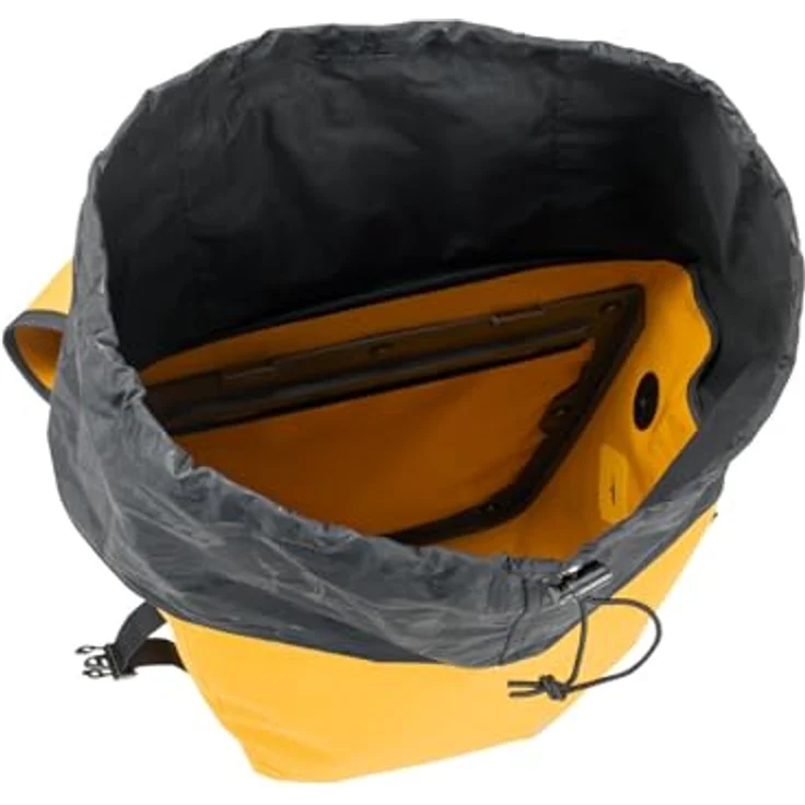Vaude Velotasche (26 l), Gepäckträgertasche mit Deckelverschluss, wasserdicht und QMR 2.0-System, schwarz – Bild 3