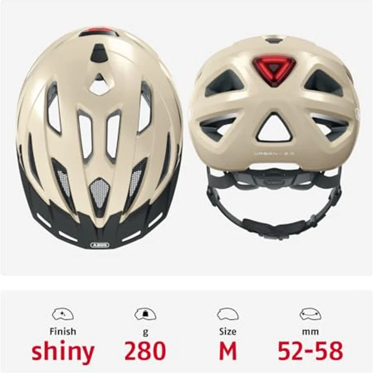 Abus Urban-I 3. 0 cannoli cream shiny 54 - 58 cm – Bild 4