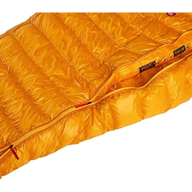 Pajak Radical 1Z Schlafsack, Gold, mit Einhandbedienung und Aufbewahrungsbeutel für Trekking und Camping – Bild 3