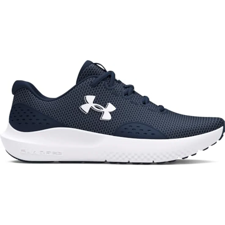 Under Armour Charged Surge 4, Herren Laufschuhe mit hoher Dämpfung und Gummi-Sohle, Blau EU 42 – Bild 5