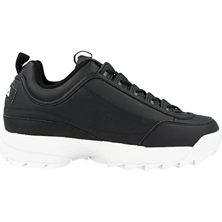 Fila Disruptor Low, Wanderschuhe aus Kunstleder mit rutschfester Laufsohle und atmungsaktivem Design, weiß – Bild 3