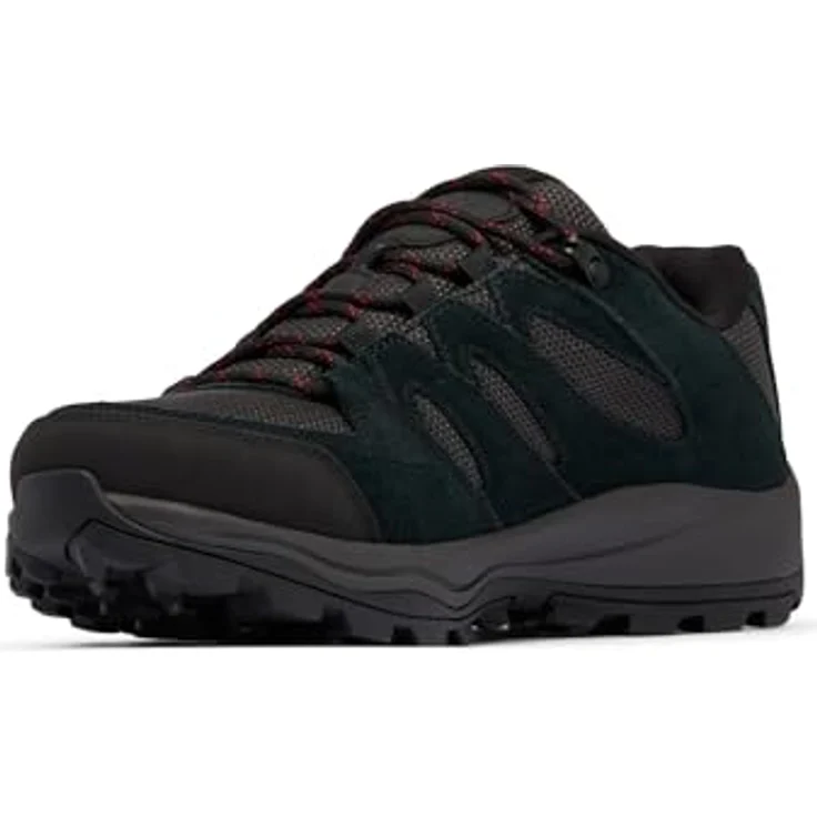 Columbia Redmondâ„¢ Iv Low Waterproof, Herren Wanderschuhe mit atmungsaktivem Mesh, Gummizehenschutzkappe, Omni-Grip Liveâ„¢ Außensohle, schwarz, Größe 44 – Bild 4
