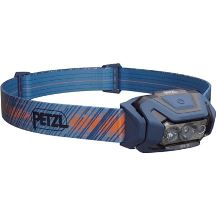 PETZL ARIA 2R RGB, Leichte & Wiederaufladbare Stirnlampe mit 625 Lumen, Blau – Bild 1