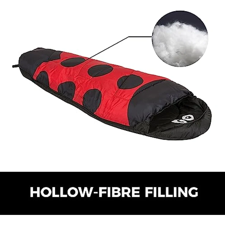 Highlander Schlafsack für Kinder Ladybug Print, 15ºC Komforttemperatur – Bild 5