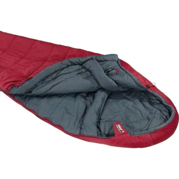 High Peak Mumienschlafsack Hyperion 5 Trekking Schlafsack 3 Jahreszeiten Leicht, grün – Bild 4