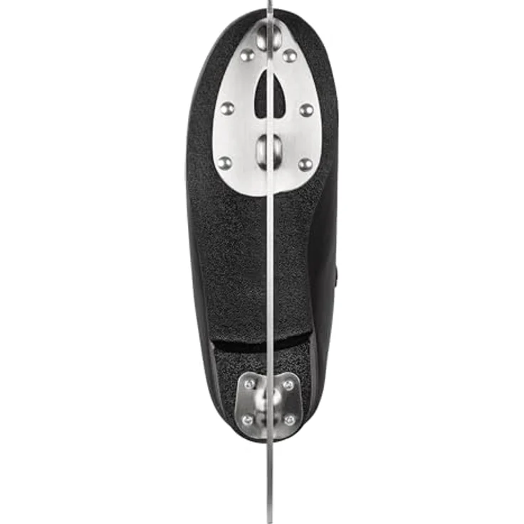 Playlife Classic Black Ice Skate, Schlittschuhe für Damen & Herren, wasserabweisendes Kunstleder, warmes Samtfutter, rostfreie 303-Edelstahlkufe, Komfort & Stabilität für Anfänger, Schwarz, Größe 39 – Bild 5