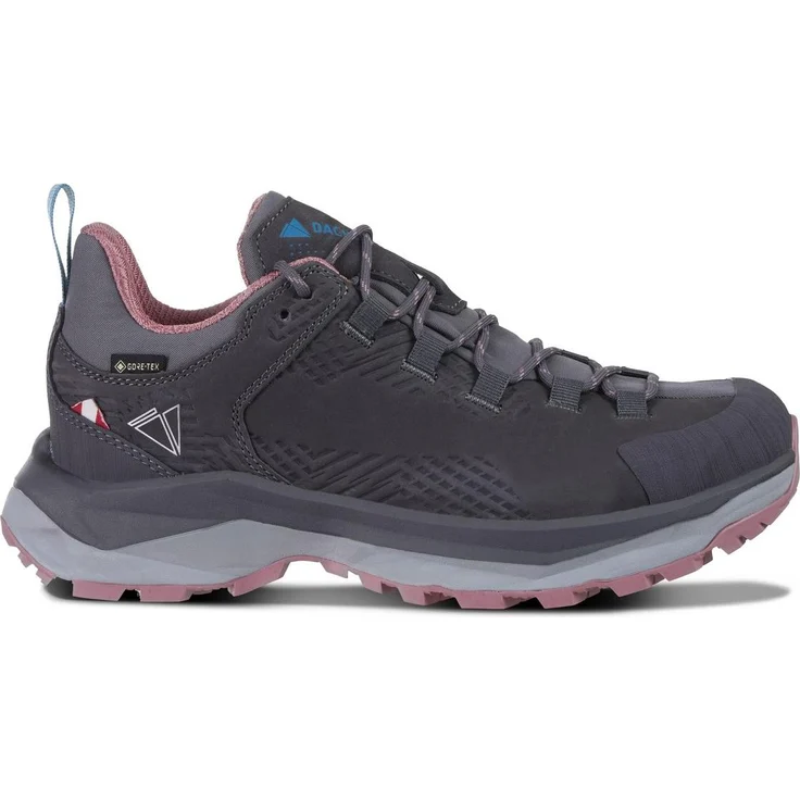 Dachstein Silvretta LC GTX Damen Lowcut-Trekkingschuh, wasserdicht mit GORE-TEX Membran, anthrazit, Größe 8