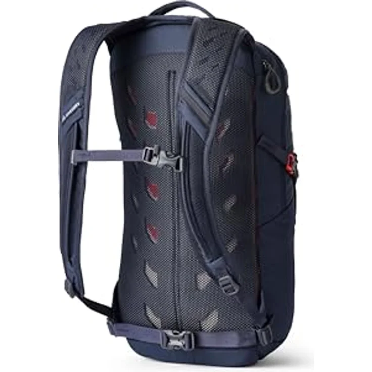 Gregory Nano 18, Rucksack 51 cm, 18 L, 0.48 KG, Blau (Spark Navy) mit Airmesh-Schultergurt und Kompressionsriemen – Bild 2