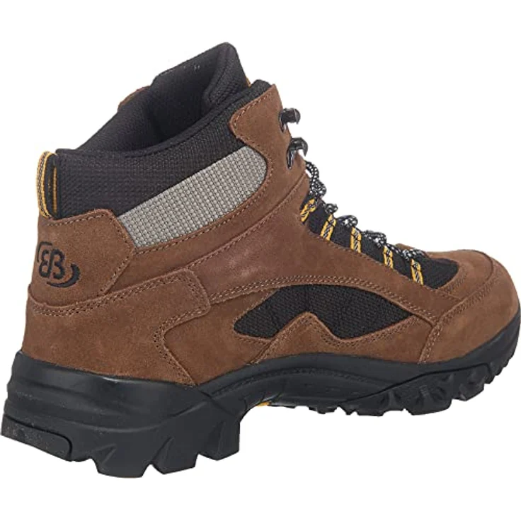 Brütting Herren Wanderschuhe, robuste Outdoorschuhe aus Wildleder, Größe 43, Braun – Bild 4