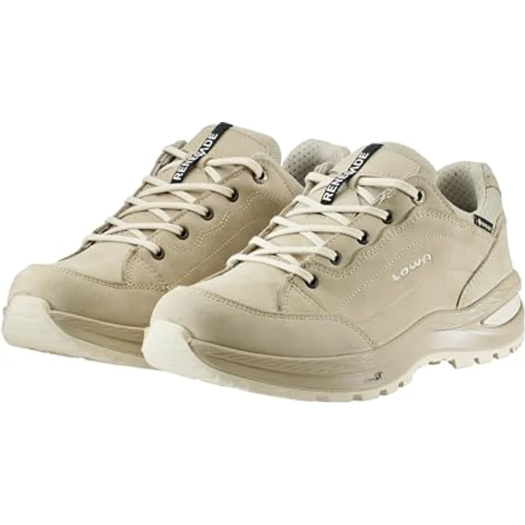 LOWA Renegade EVO GTX LO Ws, Wanderschuhe aus Nubukleder mit GORE-TEX®-Membran, champagner/panna, Größe 40 – Bild 5