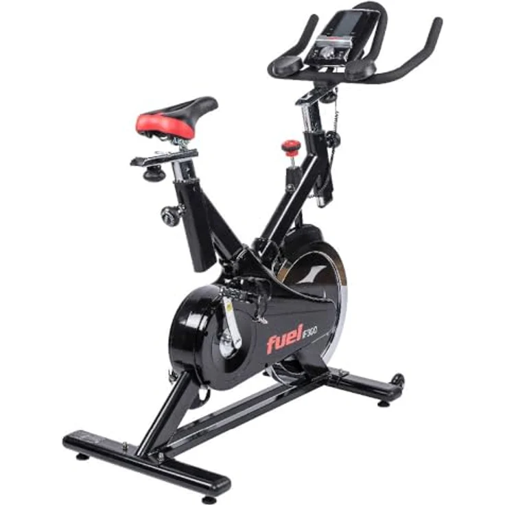 FUEL Fitness IF300 Indoor Cycle, Indoor Cycle für zuhause, 18kg Schwungrad, Kettenantrieb, LCD-Radcomputer mit App-Anbindung, optimaler Rundlauf, Nutzergewicht bis 125kg – Bild 1
