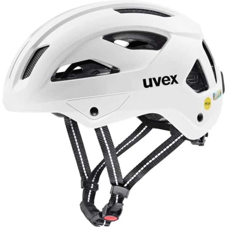 Uvex City Stride MIPS, Fahrradhelm für Erwachsene, schlagfest mit stoßabsorbierender Innenschale, White matt, 56-59 cm – Bild 1