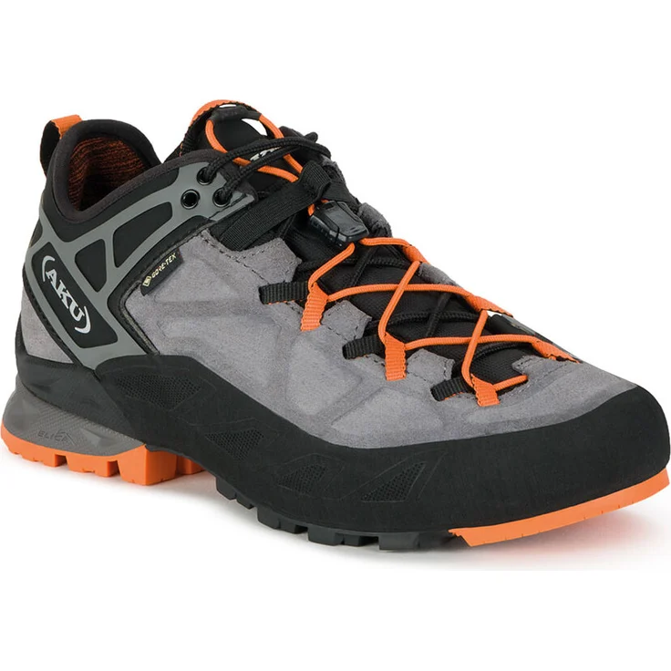 AKU Women's Rock DFS II GTX, Zustiegsschuhe grau EU 39, wasserdicht, atmungsaktiv, maximaler Grip auf felsigen Untergründen