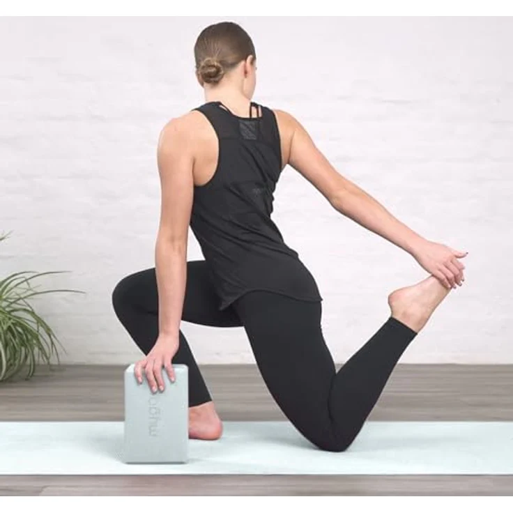 Myga Yoga Block, rutschfester Schaumstoffblock für Yoga und Pilates, leicht und tragbar, 23 cm x 14,5 cm x 7,7 cm, ideal für Anfänger und Fortgeschrittene – Bild 2