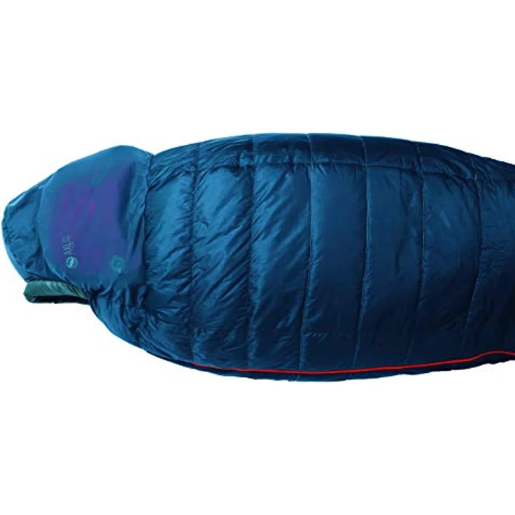 BIG AGNES Sidewinder SL 20 Schlafsack für Seitenschläfer, Daunenfüllung, wasserabweisend, Regular blau – Bild 4