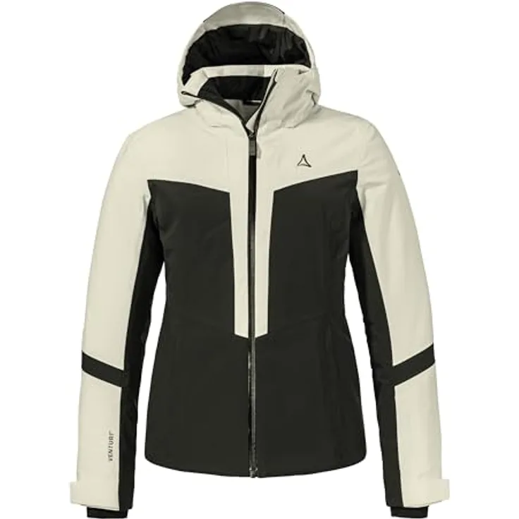 Schöffel Ski Jacket Kanzelwand L NORDIC, wasserdicht mit 10.000 mm Wassersäule, 4-Wege-Stretch, inkl. Schneefang und Brillenputztuch
