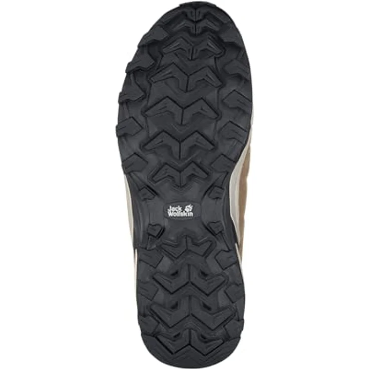 Jack Wolfskin Refugio Texapore Low W, Damen Wanderschuhe aus Veloursleder und Texapore, braun, Größe 39.5 – Bild 7
