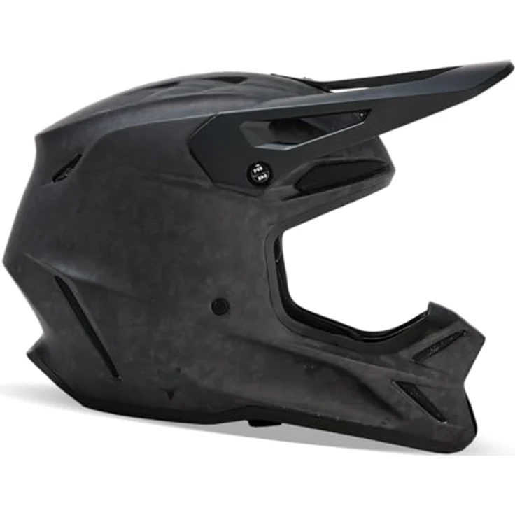 Fox Racing V3 RS Carbon Solid Helmet, MIPS-Karbonhelm mit Aufprallschutz, Matte Black, Größe M (57-58 cm) – Bild 2