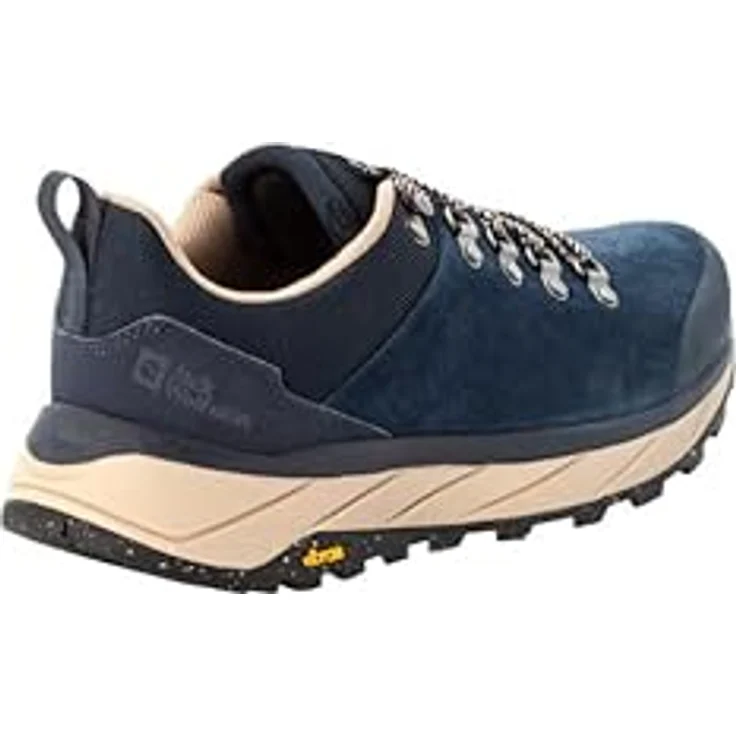 Jack Wolfskin TERRAVENTURE URBAN MID W Outdoorschuh, mittelhoher Wanderschuh aus atmungsaktivem Veloursleder, wasserabweisend, mit ergonomischer VIBRAM-Außensohle, recycelten Materialien, schwarz – Bild 3