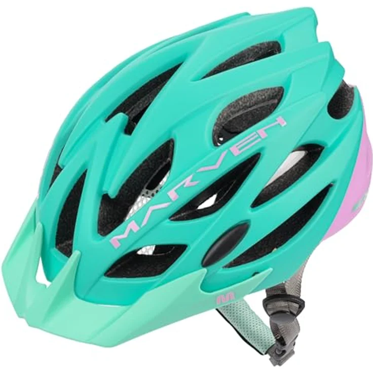 meteor® Marven Fahrradhelm, vielseitiger Helm für Herren, Damen und Kinder mit LUFTDURCHLASS-System, integrierten Fliegennetz und hygienischem Innenleben, ideal für MTB, Inliner und Scooter – Bild 3