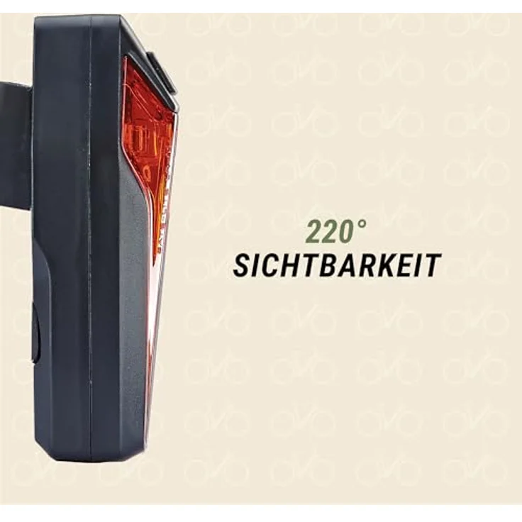 Prophete LED USB-Akkurücklicht, Fahrradbeleuchtung mit hoher Sichtbarkeit – Bild 5