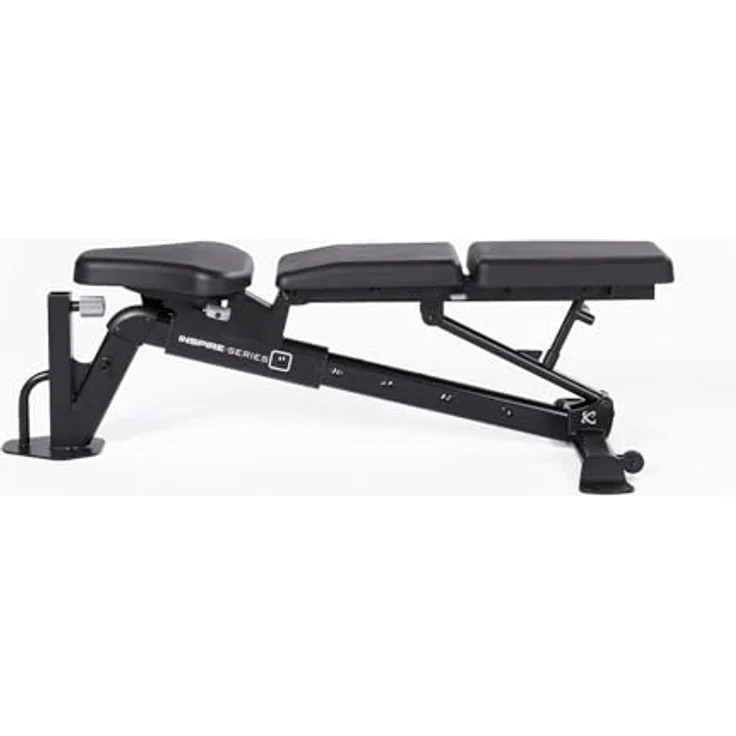 Inspire Fitness FID7 PRO Verstellbare Hantelbank, einzigartiges geteiltes Rückenpolster-Universalbank, handelsübliche Spritzguss-Pads, einachsige Anpassung, funktioniert mit Beinstrecker/Curl-Befestigung – Bild 2
