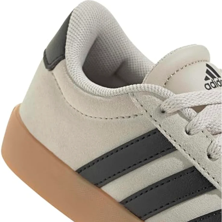 Adidas Damen Turnschuhe KI6493, ganzjährig tragbar, Obermaterial aus Wildleder, Creme, Braun, Schwarz – Bild 6