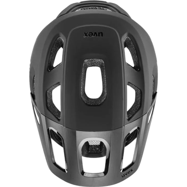 Uvex Sports React, Velohelm mit integrierter Sonnenblende, matte schwarz, 59 - 61 cm – Bild 5