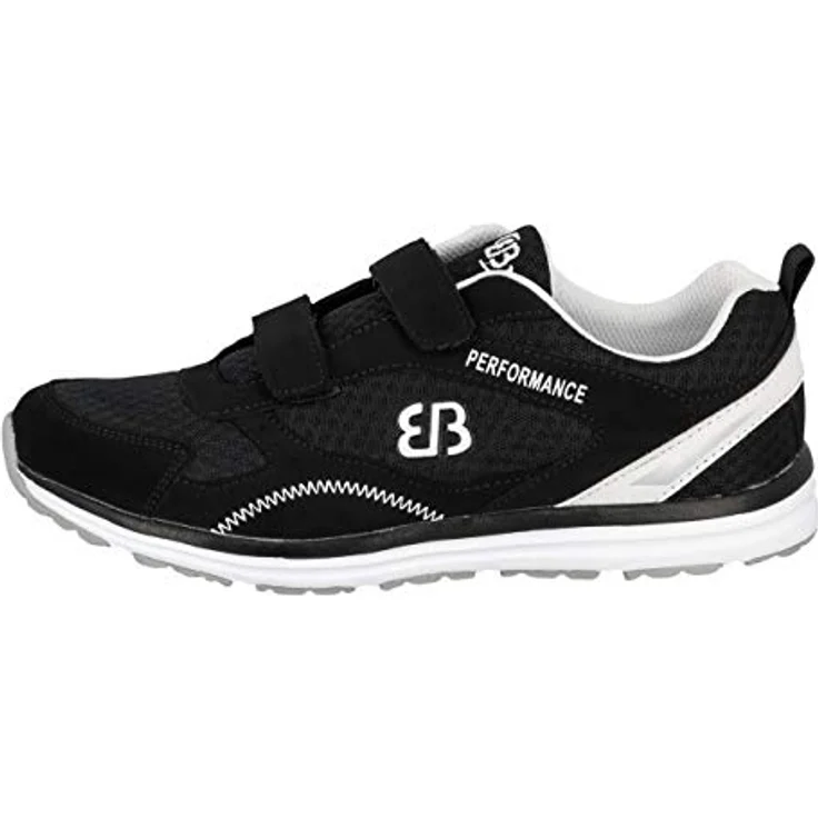 Brütting Herren Laufschuhe, Schnürschuhe aus Synthetik, flacher Absatz, Größe 47, Schwarz – Bild 2