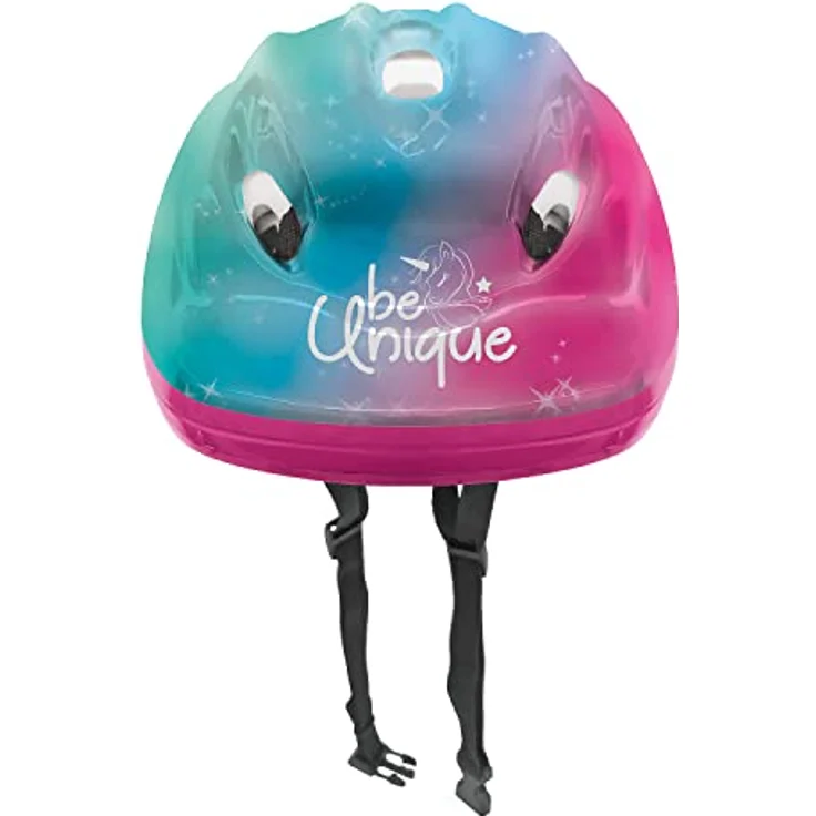Mondo Kinderfahrradhelm Mondo Toys 28507, Unicorn Design, Rosablu, Größe S (52-56 cm), sicher und bequem für 3-8 Jahre – Bild 3