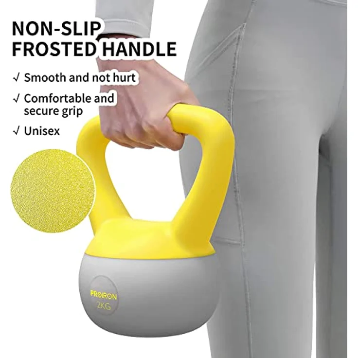PROIRON Weich Kettlebell, Kugelhantel | 2-10kg | Starter-Sets | Freundlich für Benutzer und Boden, Ideal für Beginner Hause Kettlebell Training Gemacht – Bild 4