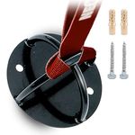 NEOLYMP Edelstahl Wandanker für Fitnessbänder bis 300kg - Wandhalterung, Deckenhaken Schwerlast, inkl. E-Book mit umfangreichen Fitnessbänder-Übungen