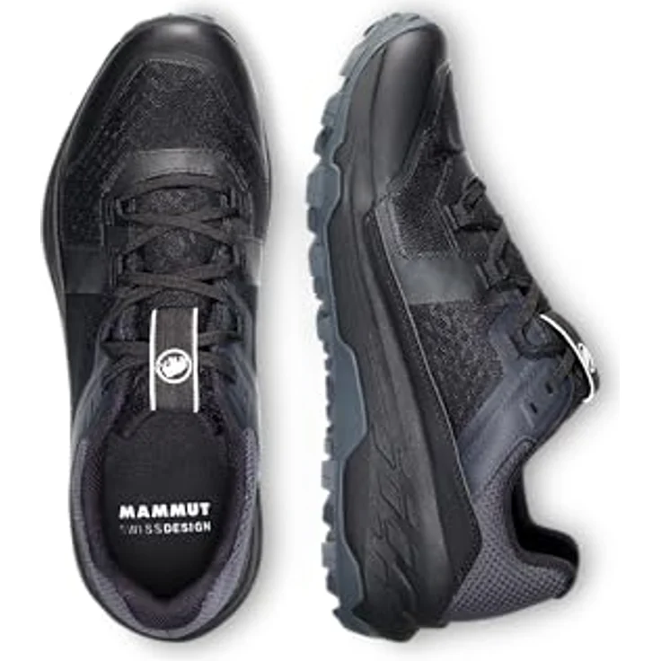 Mammut Girun II Low GTX, Herren Wanderschuhe, wasserdicht, leicht, Schwarz, Größe 47.5 – Bild 5