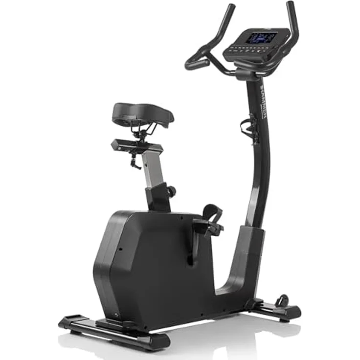 HAMMER Ergometer Presidio, leiser Heimtrainer bis 180 kg, App Kompatibel mit Kinomap & Zwift, 16 Programme, robustes Design – Bild 1